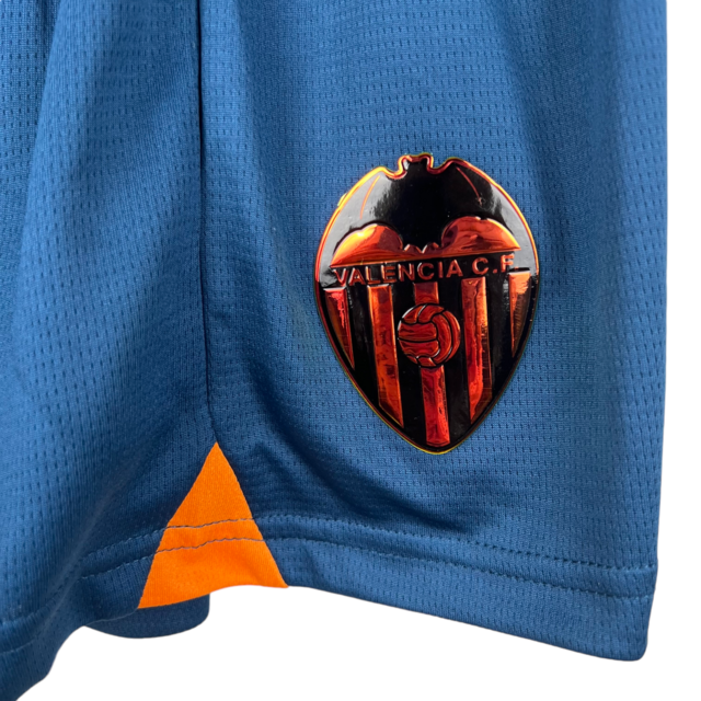 Kit Infantil Valencia II Puma 23/24 - Azul com detalhes em laranja