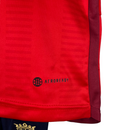 Kit Infantil Osasuna I Adidas 23/24 - Vermelho com detalhes em azul e branco