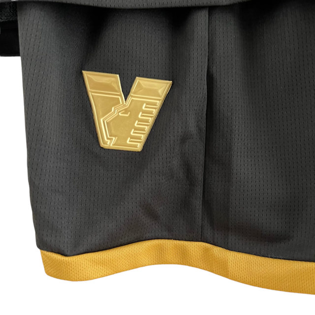Kit Infantil Venezia I Kappa 23/24 - Preto com detalhes em dourado