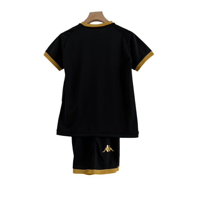 Kit Infantil Venezia I Kappa 23/24 - Preto com detalhes em dourado