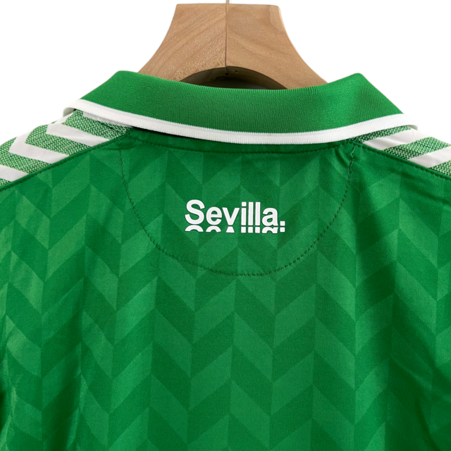 Kit Infantil Real Betis II Hummel 23/24 - Verde com detalhes em branco