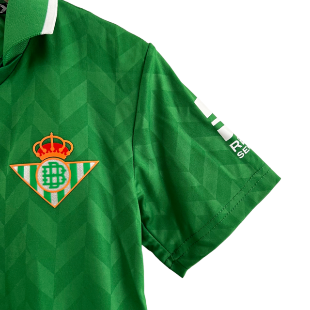 Kit Infantil Real Betis II Hummel 23/24 - Verde com detalhes em branco