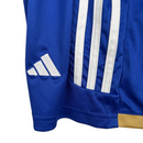 Kit Infantil Leicester Adidas I Adidas 23/24 - Azul com detalhes em branco e dourado