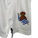 Kit Infantil Real Sociedad I Macron 23/24 - Branco com detalhes em azul