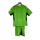 Kit Infantil Arsenal Goleiro Adidas 23/24 - Verde com detalhes em branco