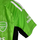 Kit Infantil Arsenal Goleiro Adidas 23/24 - Verde com detalhes em branco