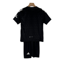 Kit Infantil Arsenal Goleiro Adidas 23/24 - Preto com detalhes em branco