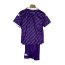 Kit Infantil Fiorentina I Kappa 23/24 - Roxo com detalhes em branco