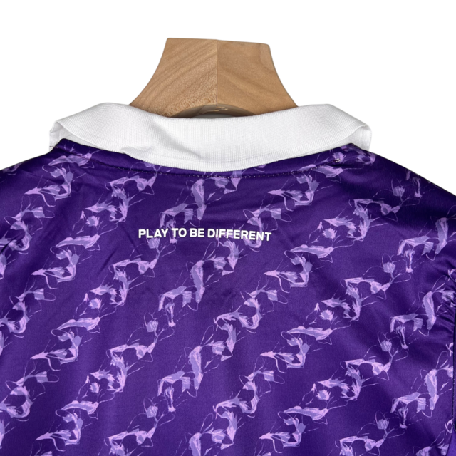 Kit Infantil Fiorentina I Kappa 23/24 - Roxo com detalhes em branco
