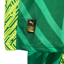 Kit Infantil Manchester City Goleiro Puma 23/24 - Verde com detalhes em amarelo