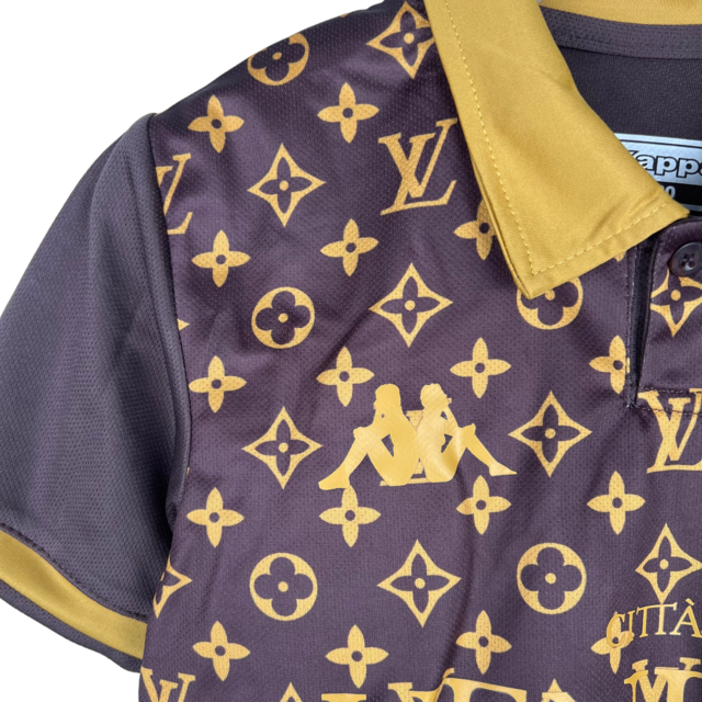 Kit Infantil Venezia Edição Especial 23/24 - Kappa - Marrom com detalhes em dourado
