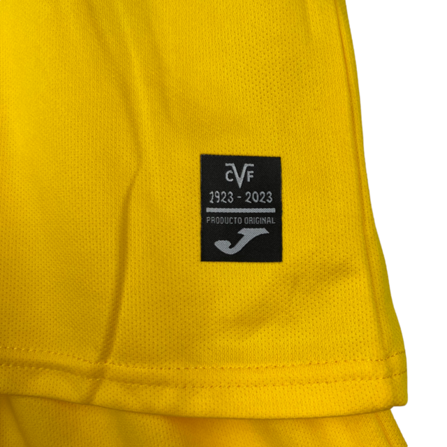 Kit Infantil Villareal Edição Comemorativa Joma 23/24 - Amarelo com detalhes em azul