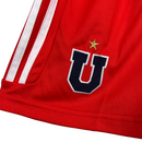 Kit Infantil Universidad do Chile II Adidas 23/24 - Vermelho com detalhes em azul