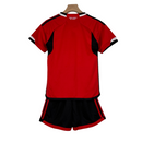 Kit Infantil Colo Colo II Adidas 23/24 - Vermelho com detalhes em preto e branco