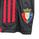 Kit Infantil Osasuna Edição Especial Copa do Rey Adidas 23/24 - Vermelho com detalhes em azul