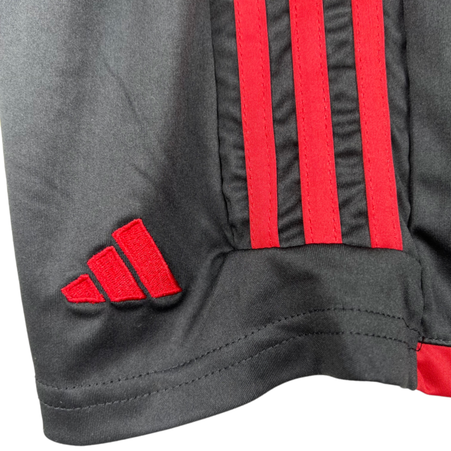 Kit Infantil Osasuna Edição Especial Copa do Rey Adidas 23/24 - Vermelho com detalhes em azul