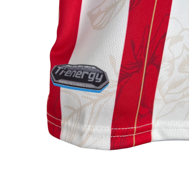 Kit Infantil Sheffield Edição Especial Errea 23/24 - Vermelho com detalhes em dourado