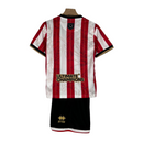Kit Infantil Sheffield Edição Especial Errea 23/24 - Vermelho com detalhes em dourado