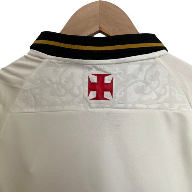 Kit Infantil Vasco II Kappa 22/23 - Branco com detalhes em dourado e preto