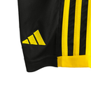 Kit Infantil Zaragoza II Adidas 23/24 - Preto com detalhes em amarelo