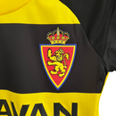 Kit Infantil Zaragoza II Adidas 23/24 - Preto com detalhes em amarelo