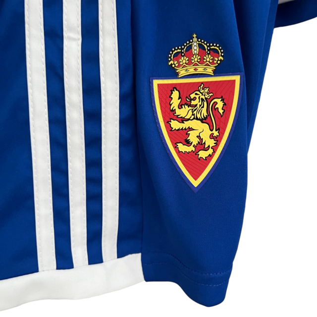 Kit Infantil Zaragoza I Adidas 23/24 - Branco com detalhes em azul