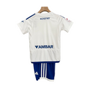 Kit Infantil Zaragoza I Adidas 23/24 - Branco com detalhes em azul