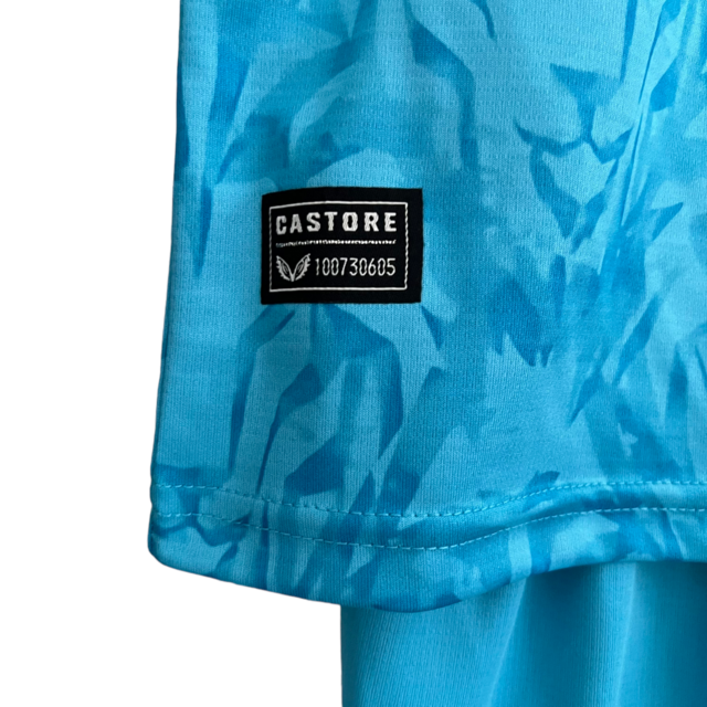 Kit Infantil Atlético de Bilbao II Castore 23/24 - Azul com detalhes em preto e branco