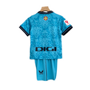 Kit Infantil Atlético de Bilbao II Castore 23/24 - Azul com detalhes em preto e branco