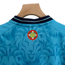 Kit Infantil Atlético de Bilbao II Castore 23/24 - Azul com detalhes em preto e branco