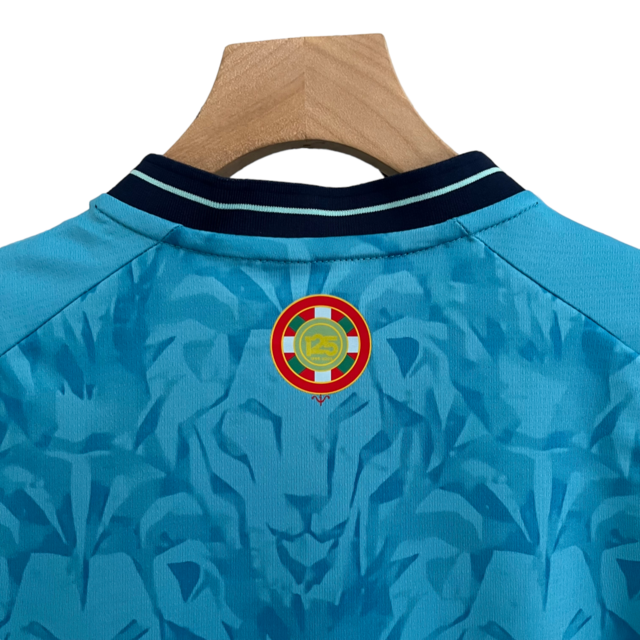 Kit Infantil Atlético de Bilbao II Castore 23/24 - Azul com detalhes em preto e branco