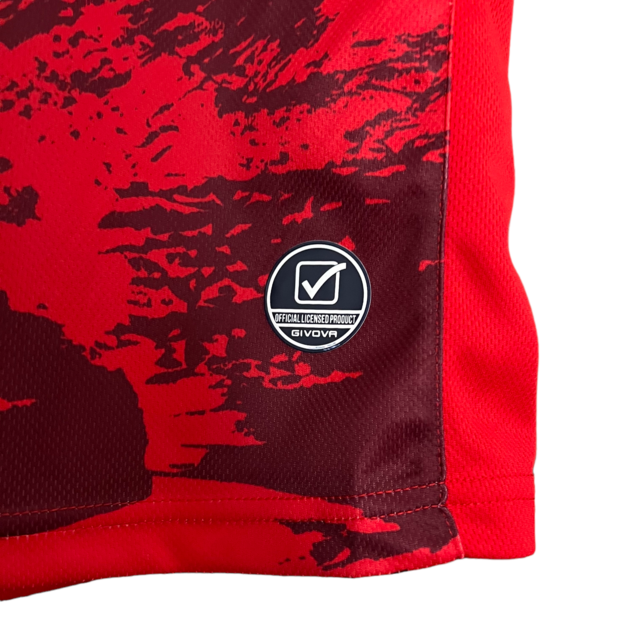 Camisa Seleção Venezuela I 23/24 - Torcedor Givova Masculina - Vermelha com detalhes em branco