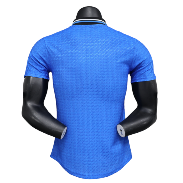 Camisa Retrô Seleção da Argentina II 1994 - Jogador Adidas Masculina - Azul com detalhes em preto