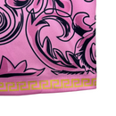 Camisa Seleção da Itália Edição especial Versace 23/24 - Torcedor Adidas Masculina - Rosa com detalhes em preto e dourado