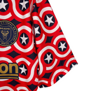 Camisa Inter Miami Edição Especial Marvel 23/24 - Torcedor Adidas Masculina - Azul com detalhes em vermelho e branco