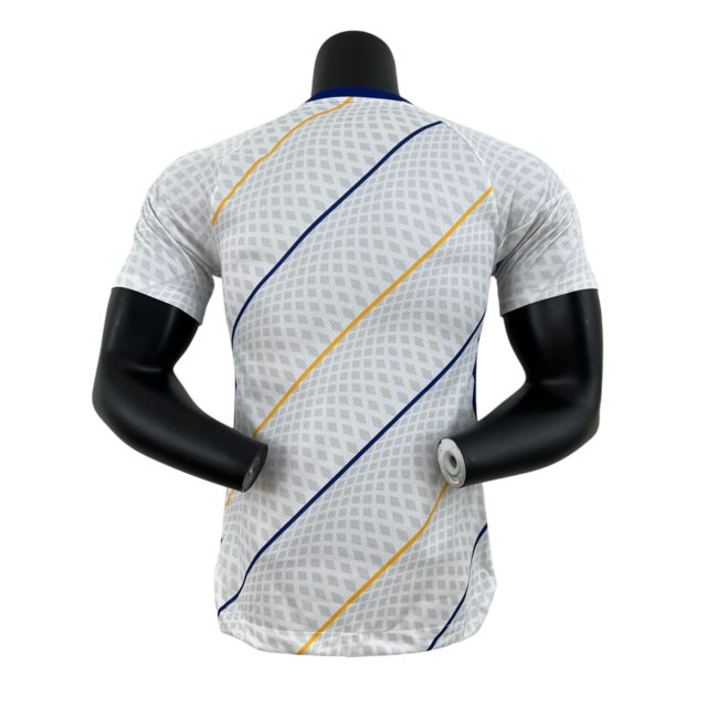 Camisa Boca Juniors Edição Especial 23/24 - Jogador Adidas Masculina - Branca com detalhes em azul e amarelo