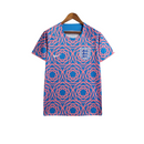 Camisa Seleção Inglaterra 23/24 - Torcedor Nike Masculina - Azul com detalhes em laranja