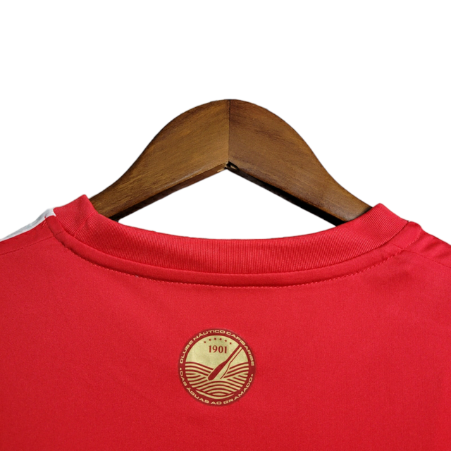 Camisa Náutico I 23/24 - Feminina Adidas - Vermelha com detalhes em branco