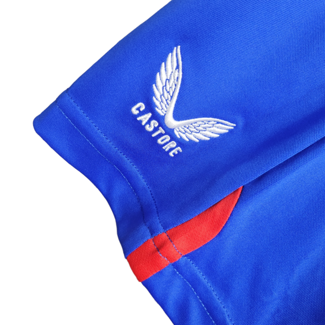 Kit Infatil Rangers II Castore 23/24 - Branco com detalhes em azul e vermelho