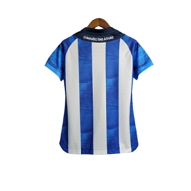Camisa CSA de Alagoas I 23/24 -  Volt Feminina - Azul com detalhes em branco