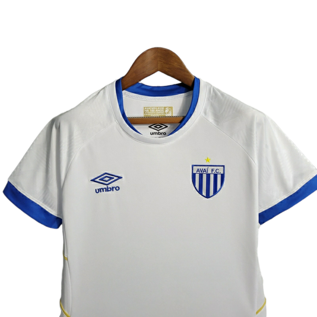 Camisa Avaí II 23/24 -  Umbro Feminina - Branca com detalhes em azul
