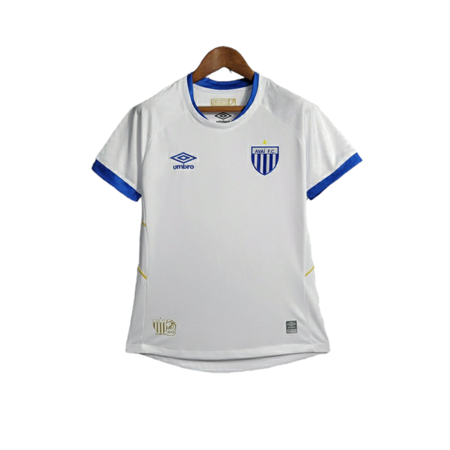 Camisa Avaí II 23/24 -  Umbro Feminina - Branca com detalhes em azul