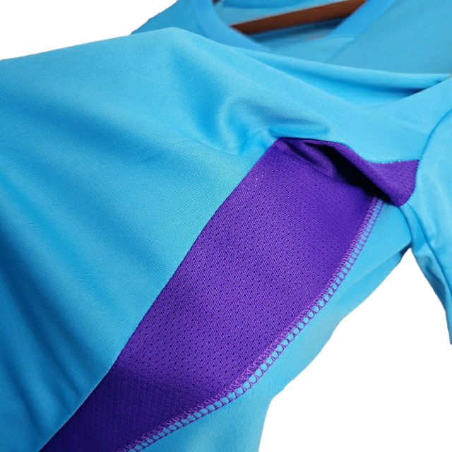 Camisa Seleção Argentina Treino 23/24 - Torcedor Adidas Masculina - Azul com detalhes em branco e roxo