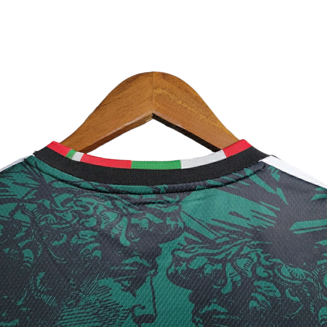 Camisa Seleção da Itália Edição especial 23/24 - Torcedor Adidas Masculina - Verde com detalhes em branco