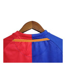 Kit Infantil Retrô Barcelona I 2008/2009 - Nike - Azul e vermelho com detalhes em amarelo