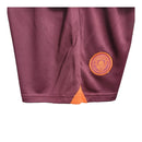 Kit Infantil Manchester City II 23/24 - Puma - Branco com detalhes em vinho e laranja