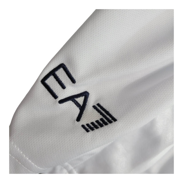 Kit Infantil Napoli I 23/24 - EA7 - Azul com detalhes em vermelho e verde