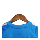 Kit Infantil Real Madrid Goleiro I 23/24 - Adidas - Azul com detalhes em preto e branco