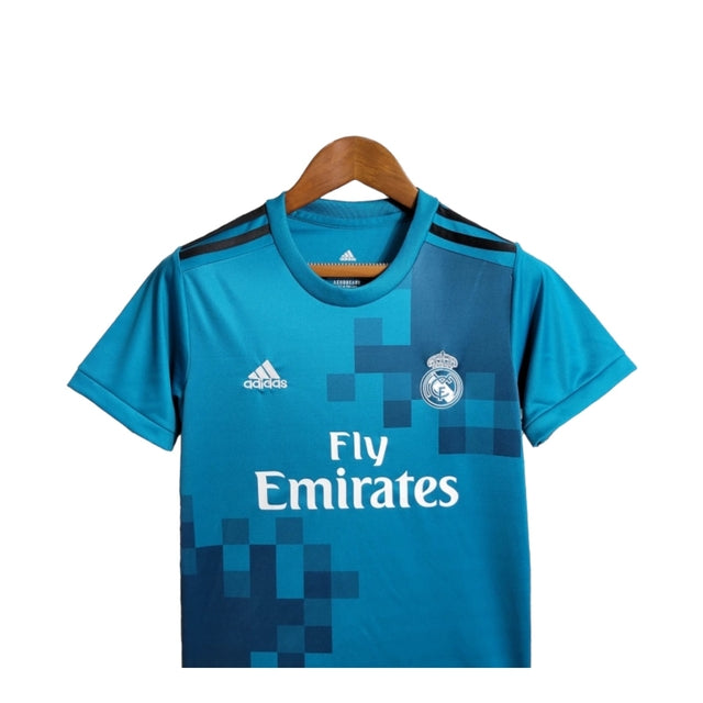 Kit Infantil Real Madrid II 23/24 - Adidas - Azul com detalhes em branco