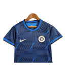 Camisa Chelsea II 23/24-  Nike Feminina - Azul com detalhes em preto